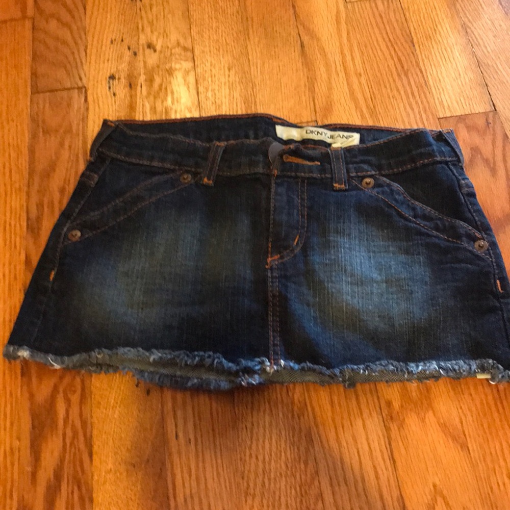 DKNY denim skirt